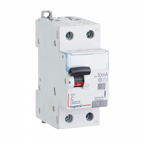 Legrand DX3 Дифференциальный автоматический выключатель 1P+N 25А (С) 30MA-AC