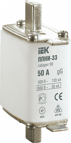 IEK Плавкая вставка предохранителя ППНИ-39, габарит 3, 630А
