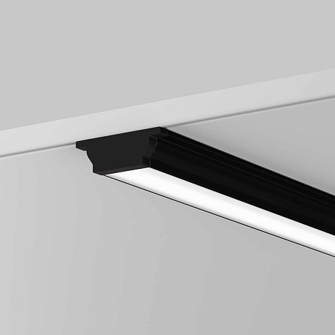 Алюминиевый профиль накладной 11x3,5 с вертикальным изгибом ALM-1103-B-2M Maytoni Led Strip 631018