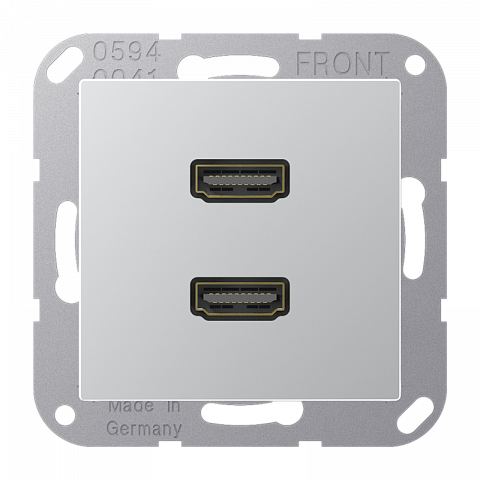 JUNG A 500 Алюминий Розетка HDMI 2-ая
