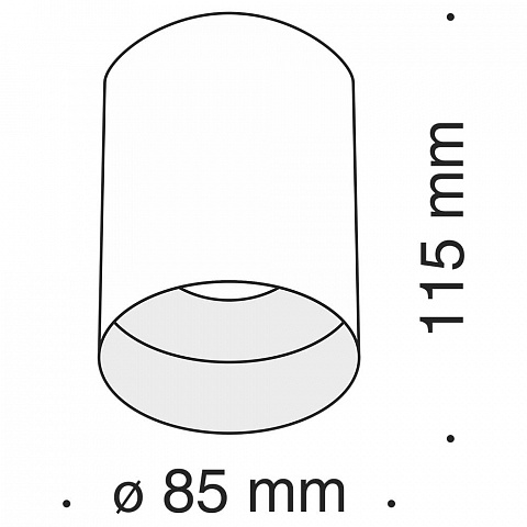 Накладной светильник Maytoni C014CL-01W
