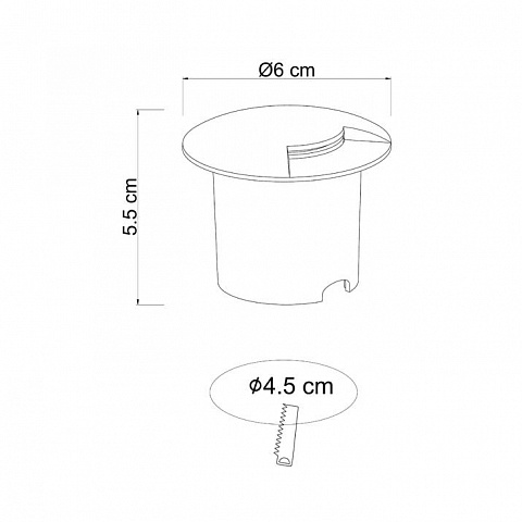 Тротуарный светильник ARTE Lamp A3221IN-4BK