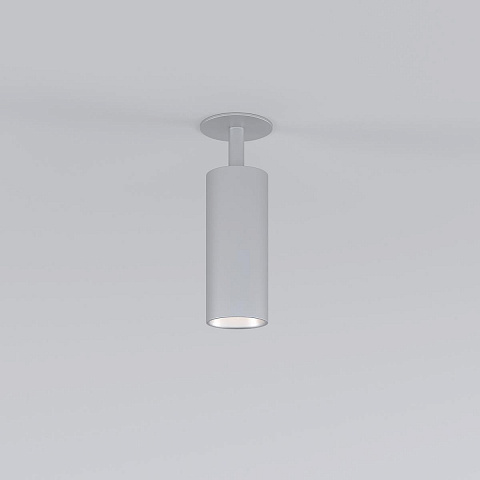 Встраиваемый светодиодный спот Elektrostandard Diffe 25052/Led серебряный a058172