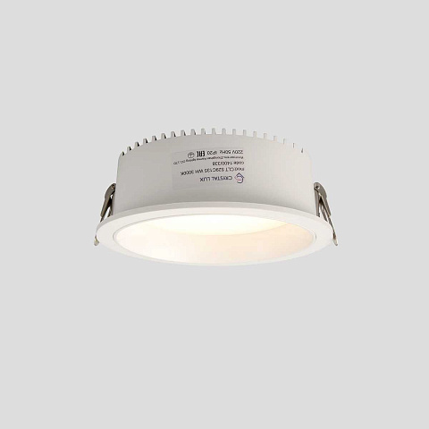 Встраиваемый светильник Crystal Lux CLT 529C135 WH 3000K