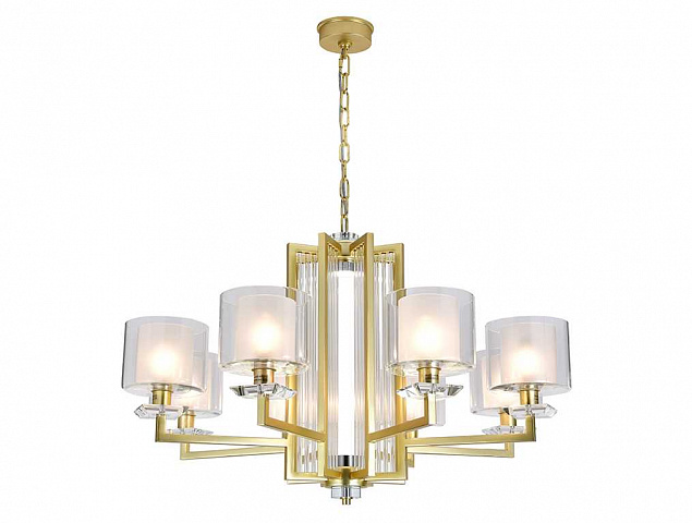 Подвесная люстра Newport 4408+1/C mat.gold