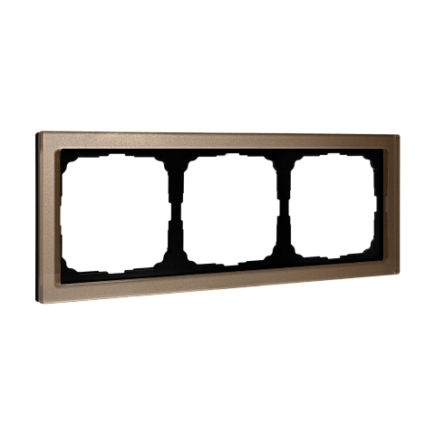 Systeme Electric ArtGallery Pure Органическое стекло Шампань Рамка 3-ая