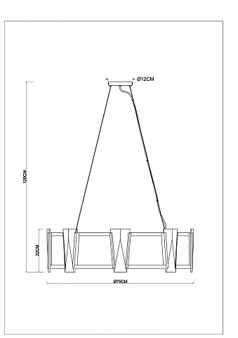 Подвесная люстра ARTE Lamp A4079LM-8CC
