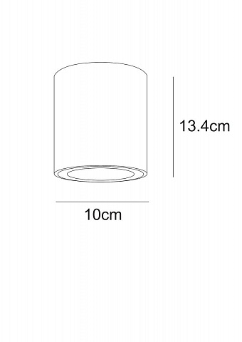 Накладной уличный светильник ARTE Lamp A1813PF-1BK