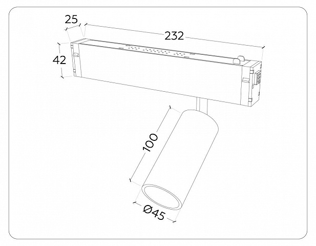 Светильник на шине Ambrella Light GL1212