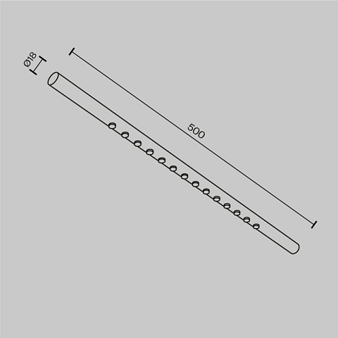 Светильник на шине Maytoni C101CL-L500-12W3-6K-BS