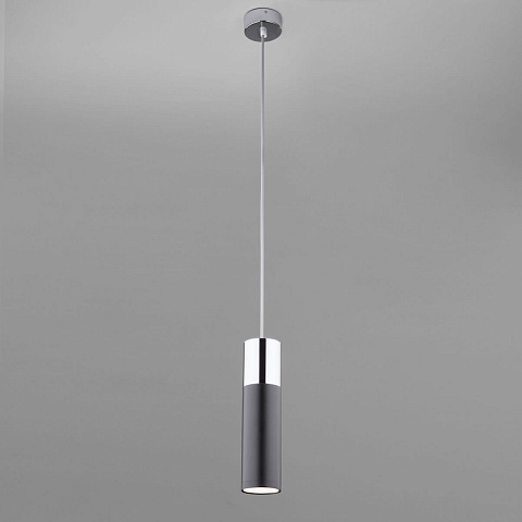 Подвесной светильник Eurosvet 50135/1 LED хром/черный