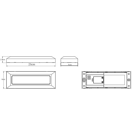 Светильник для ступеней ARTE Lamp A1505AL-1BK