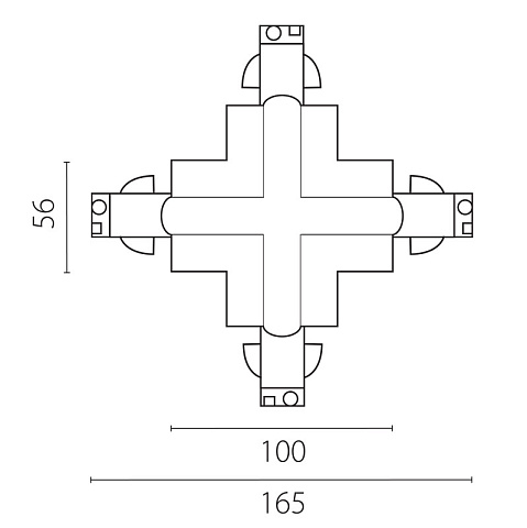 Коннектор Lightstar 503146-R
