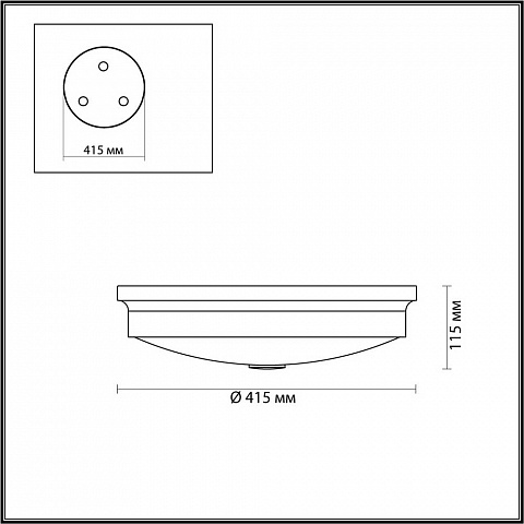 Настенно-потолочный светильник Odeon Light Walli Marsei 4825/4C