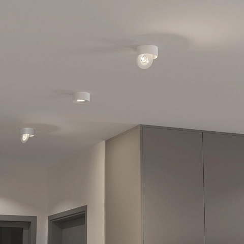 Накладной светодиодный светильник Elektrostandard Glide 25100/Led белый a059331