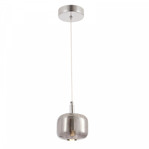 Подвесной светильник Crystal Lux BOX SP1 CHROME/SMOKE