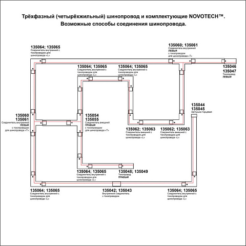 Шинопровод Novotech 135037