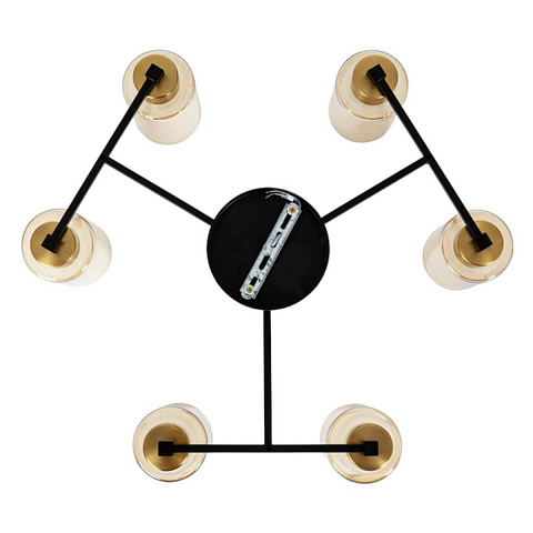 Накладная люстра ARTE Lamp A7027PL-6BK