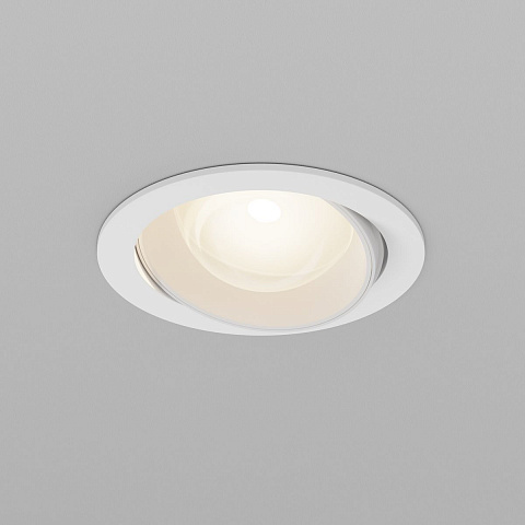 Встраиваемый светодиодный светильник Maytoni Technical Downlight Lens DL105-12W3K-W