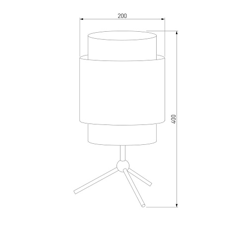 Настольная лампа TK Lighting 6565 Boho White