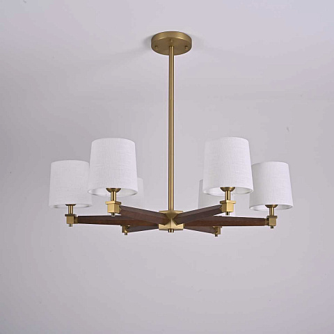 Подвесная люстра Imperium Loft Jorgenson D85 White/Dark Wood 203574-26