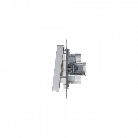 Systeme Electric AtlasDesign Алюминий Переключатель 1-клавишный, сх.6, 10АХ, механизм