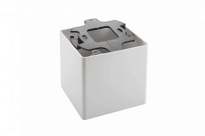 DK3030-WB Светильник накладной IP 20, 10 Вт, GU5.3, LED, белый/черный, пластик