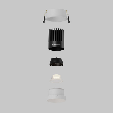 Встраиваемый светильник Maytoni DL117-15W-2.7K-W