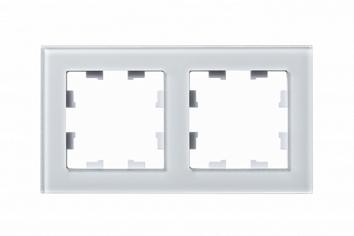 Systeme Electric AtlasDesign Nature Стекло белый Рамка 2-ая