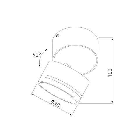 Накладной уличный светильник Elektrostandard 35157/U 3000K черный