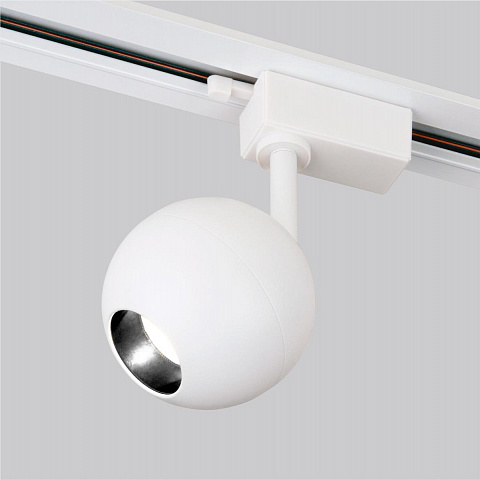 Трековый светодиодный светильник Elektrostandard Ball белый 12W 4200K LTB77 a053742