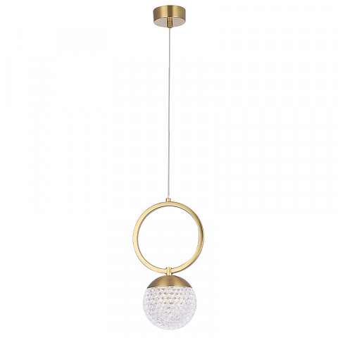 Подвесной светильник Crystal Lux CAROLINA SP1 V1 BRASS