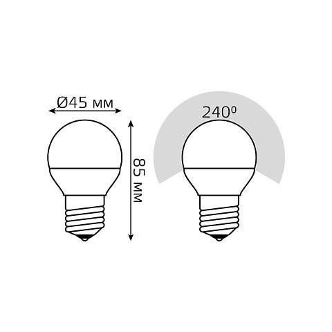 Светодиодная лампа Gauss 53232
