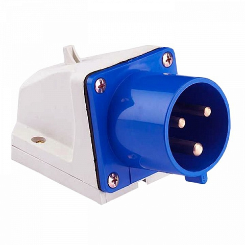 EKF PROxima Вилка стационарная 513 2Р+РЕ 16А 220В IP44