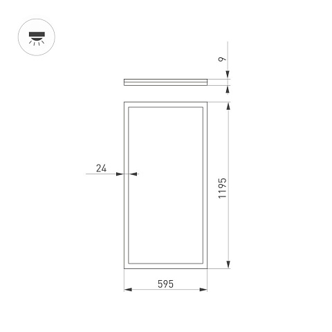 Офисный светильник Arlight 036240