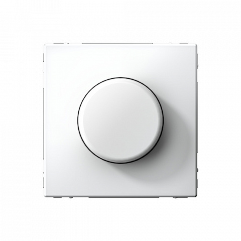 Systeme Electric ArtGallery Белый Светорегулятор (диммер) повор-нажим, LED, RC, 400Вт, механизм