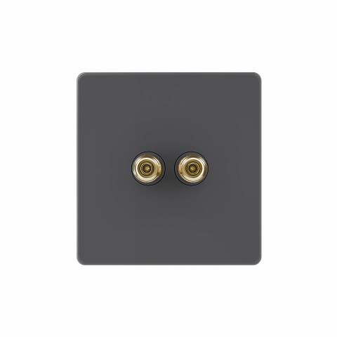 Systeme Electric Systeme Infinity Вулканический пепел Розетка аудио