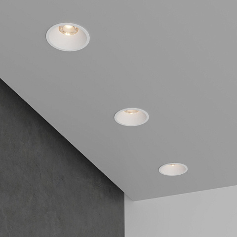 Встраиваемый светильник Elektrostandard 15266/LED 7W 3000K WH белый