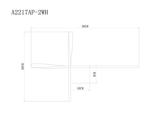 Настенный светодиодный светильник Arte Lamp Acrux A2217AP-2WH