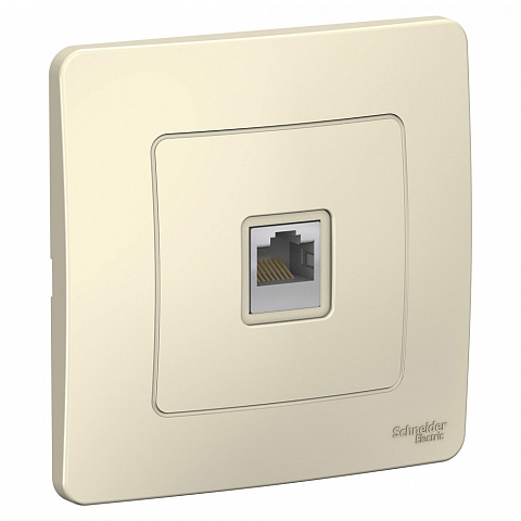 Systeme Electric Blanca внутр Молочная Розетка компьютерная RJ45