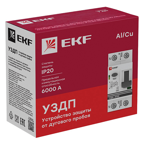 Устройство защиты от дугового пробоя (УЗДП) 1P+N 32А EKF PROxima