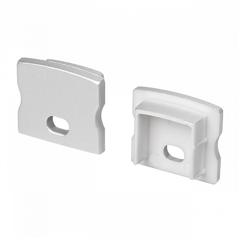 Заглушка LINE-1715 SILVER с отверстием Arlight 054382