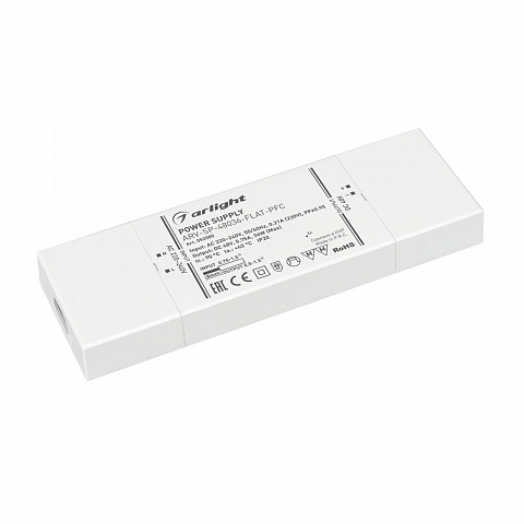 Блок питания Arlight ARV-SP-48036-FLAT-PFC (48V, 0.75A, 36W) 052080