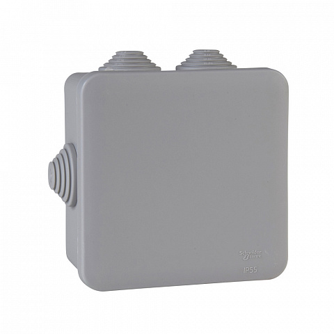 Systeme Electric Коробка распределительная открытой установки 100X100X50, , 6 сальников IP55