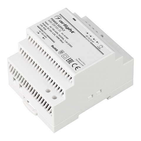 Блок питания Arlight ARV-DR100-24 24V 100W IP20 4,2A 031087