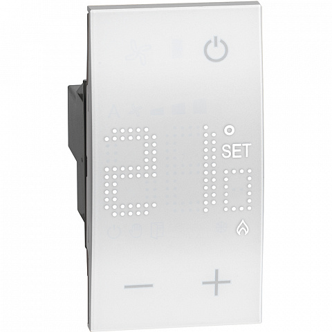 BT Living now Белый Термостат цифровой с дисплеем для воздуха 230В 5(2)А 2 мод