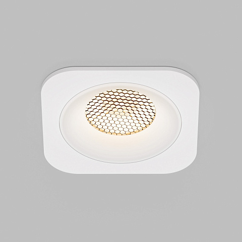 Встраиваемый светильник Elektrostandard 15276/LED 10W 3000K белый
