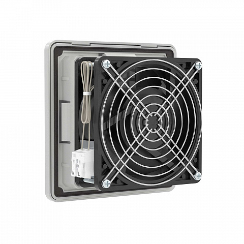 DKC Вентилятор с фильтром RV 10/12 м3/ч, 230 В, 112x112 мм, IP54