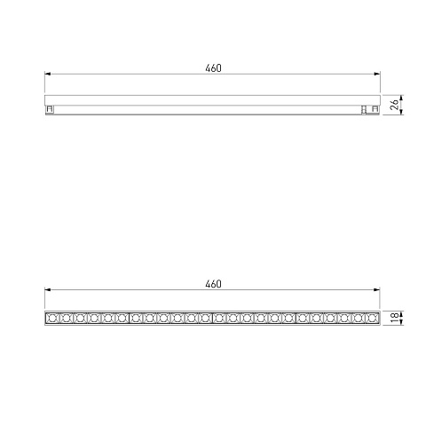 Трековый светильник Elektrostandard Brass Line a071850