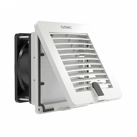 DKC Вентилятор с фильтром RV 10/12 м3/ч, 230 В, 112x112 мм, IP54